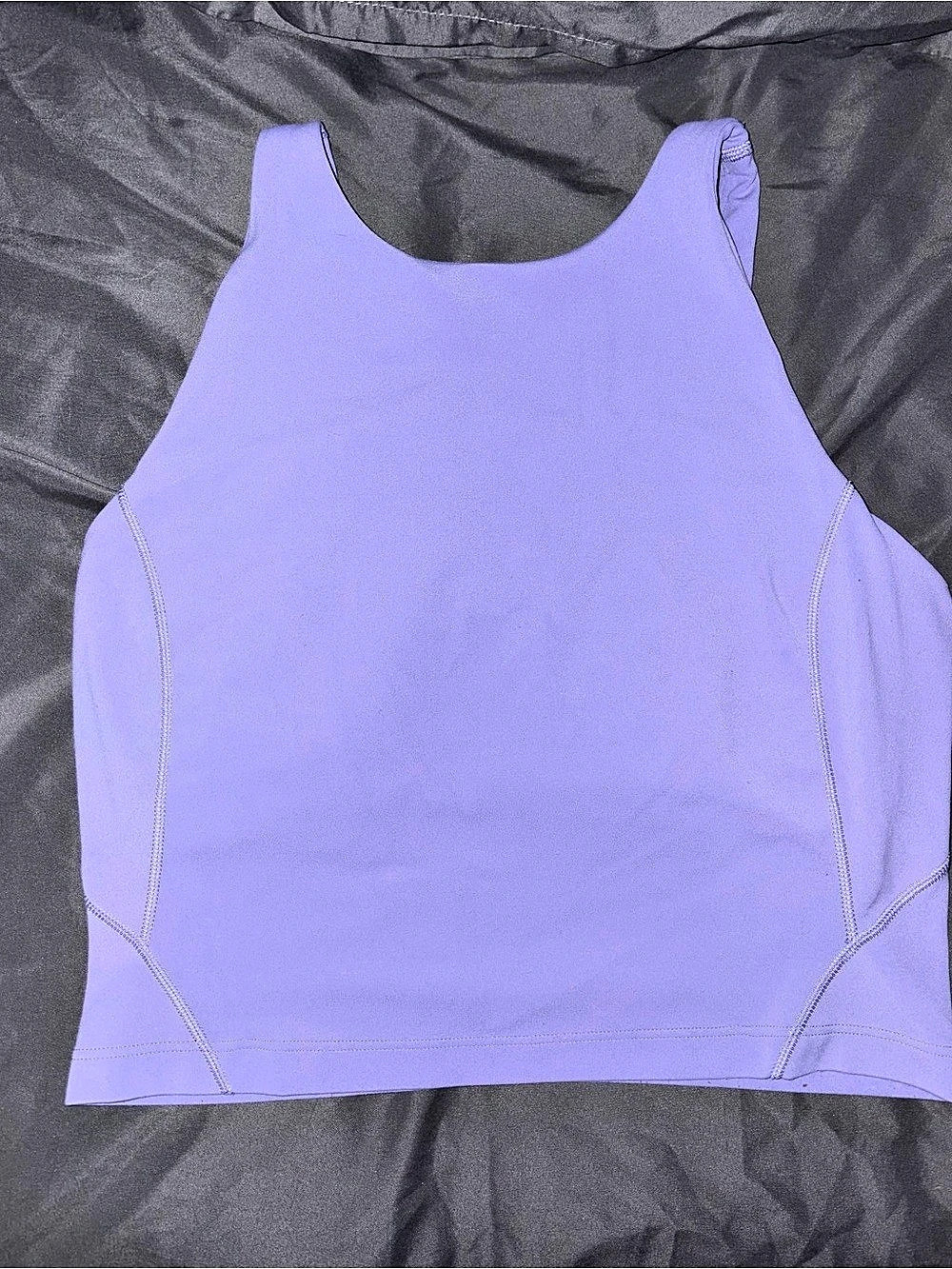 Lululemon Align High Neck Tank Top Wild Indigo Purple Size 6 Built In Bra